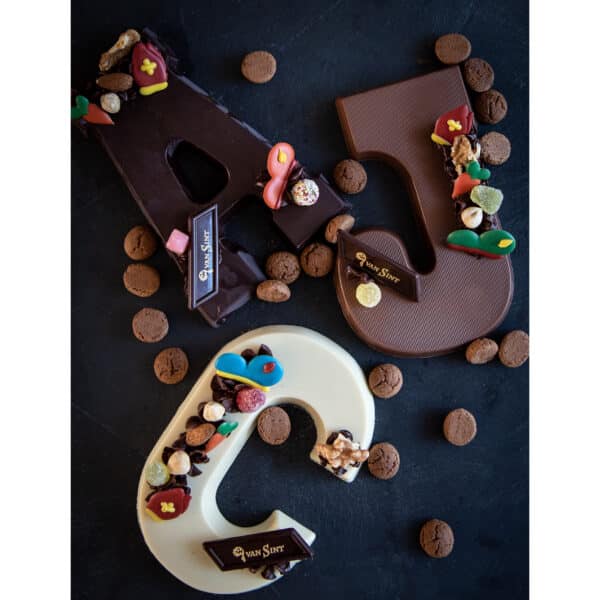 Chocolade letter groot