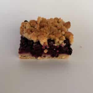 Blauwe bes crumble